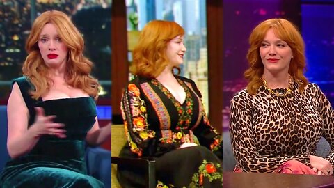 Actress Christina Hendricks gives interviews about movie, life