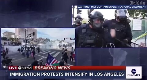 ‘You Touched the Officer!’ LAPD Officer Goes Ballistic on ABC Reporter in Wild Clash at Protest