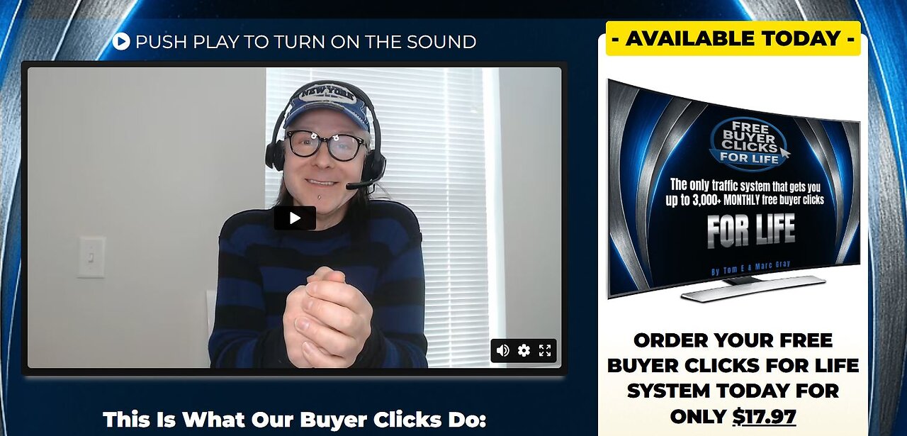 FREE BUYER CLICKS F.L. by Tom E &Marc Gray - Get 3,000 Buyer Clicks a Month