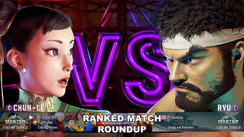 Kuya Kalbo SF6 Ranked Match Roundup. Chun Li Master Rank [Hori Fight Stick]