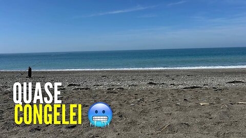 ENTREI no MAR GELADO do País de Gales