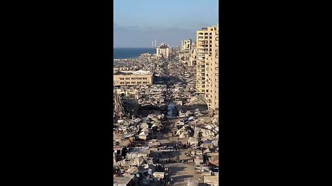 Gaza city area. The disaster that Hamas brought upon Gaza.