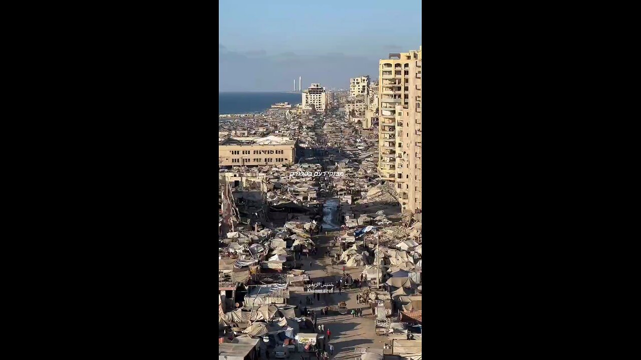 Gaza city area. The disaster that Hamas brought upon Gaza.