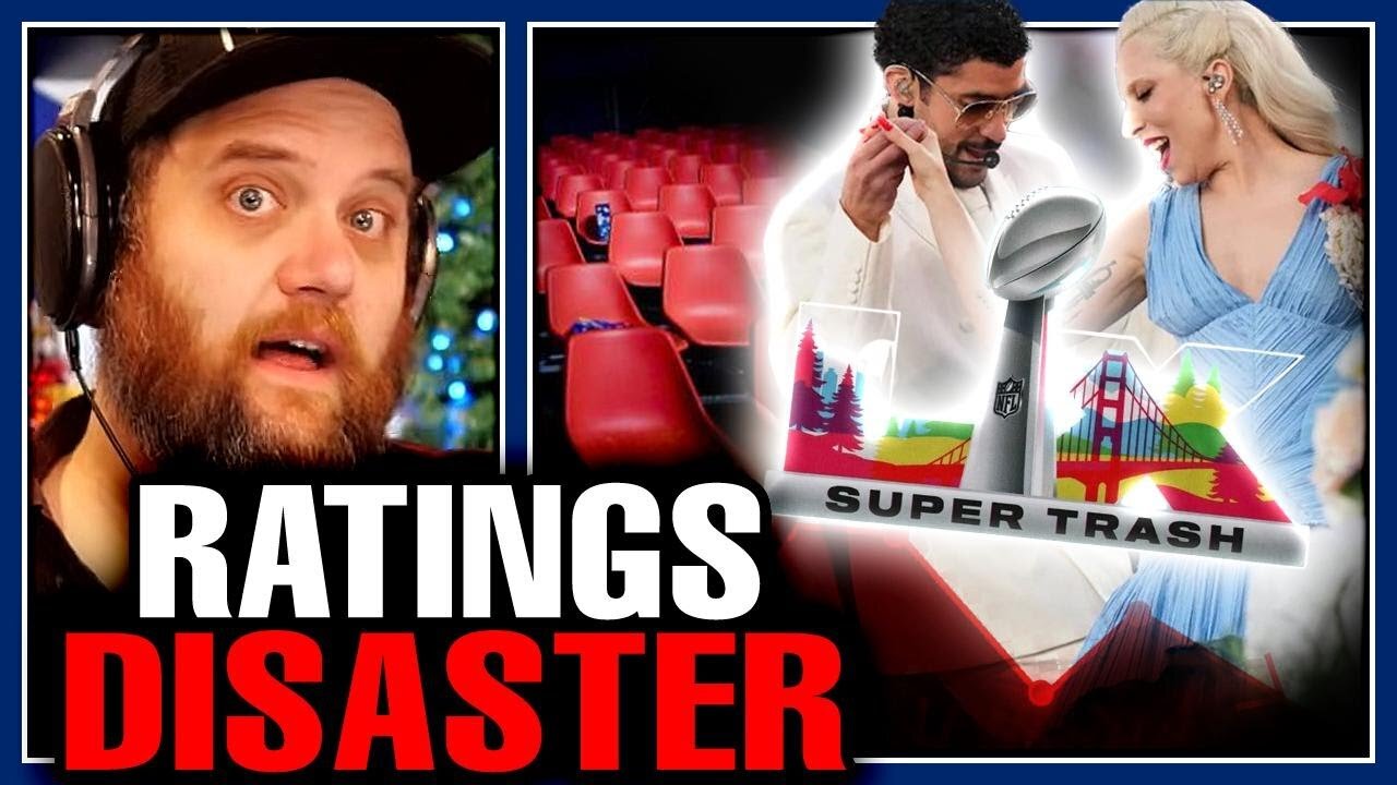 WOKE SUPER BOWL RATINGS PLUMMET! BAD BUNNY BACKFIRES INTO NEARLY 40% DROP IN VIEWERSHIP! WOKE PANIC