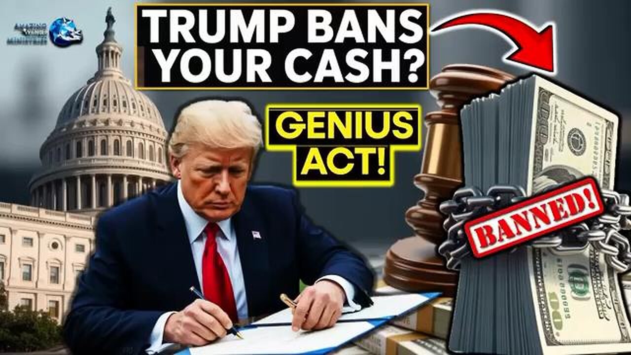 Трамп подписал закон GENIUS Act, который вводит безналичное общество в действие