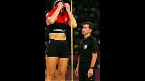World's Tallest female volleyball player! #tallwoman #heightdifference #viralvideo ##video #Shorts