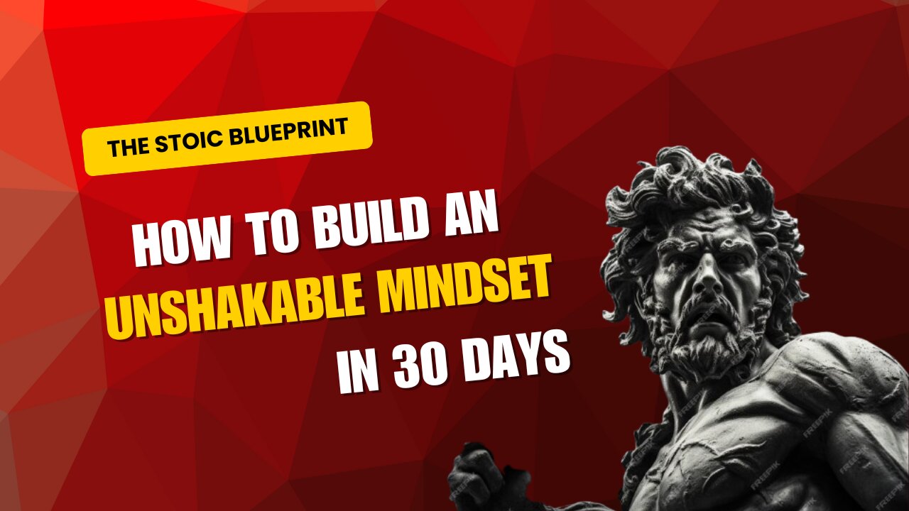 🔥 The Stoic Blueprint: How to Build an Unshakable Mindset in 30 Days
