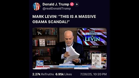 MARK LEVIN: “THIS IS A MASSIVE OBAMA SCANDAL!”