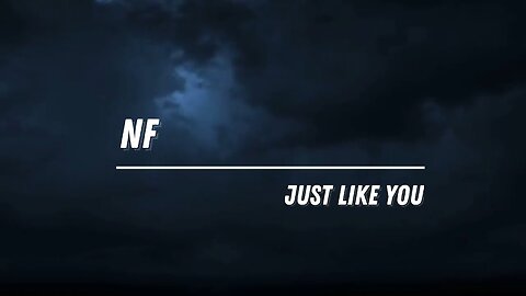 Music Favorites 2025. NF-Just Like ''You''.?? Dark version?? Rap Rhythm Hip Hop