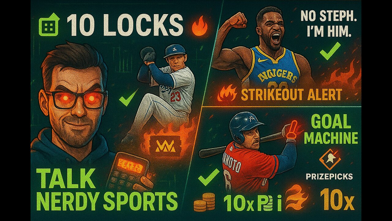 "No Steph. No Problem. Weโre Cashing Anyway ๐๐ฅ | Talk Nerdy Sports (May 8)"