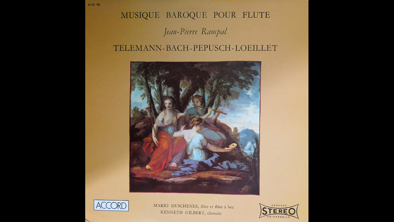 Jean-Pierre Rampal - Baroque Music For Flute (1981) [Complete LP]