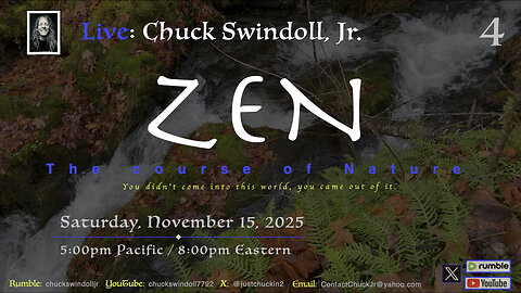 November 15, 2025 LIVE Zen Week 4