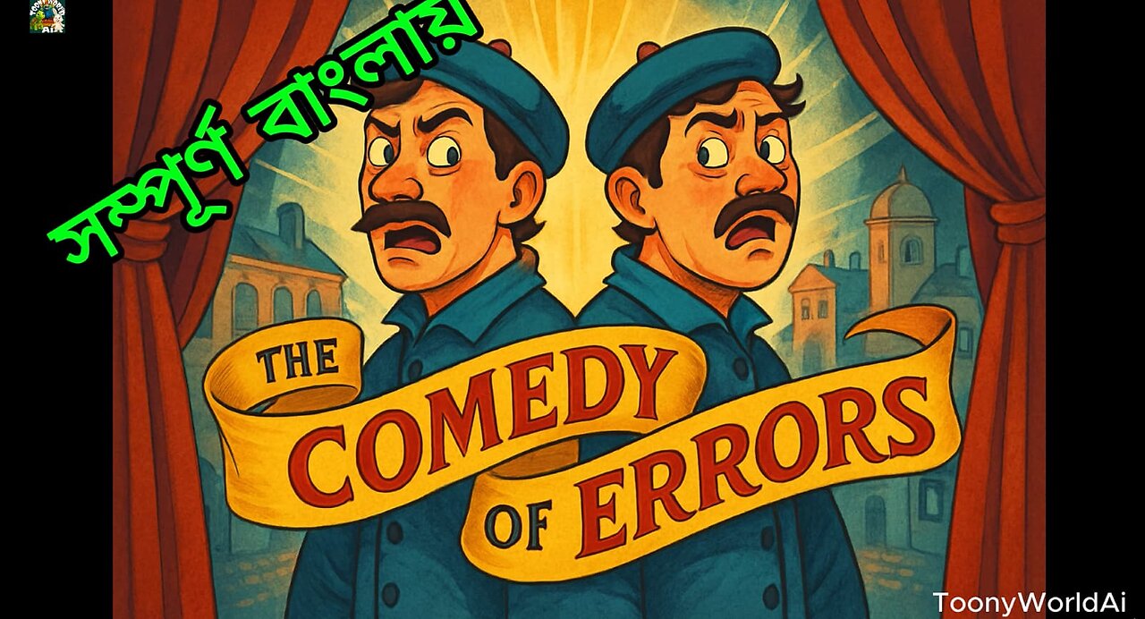 The Comedy of Errors | শেক্সপিয়ারের গল্প/ নাটক | Bangla Audio Drama | Bedtime Story | ToonyWorldAi