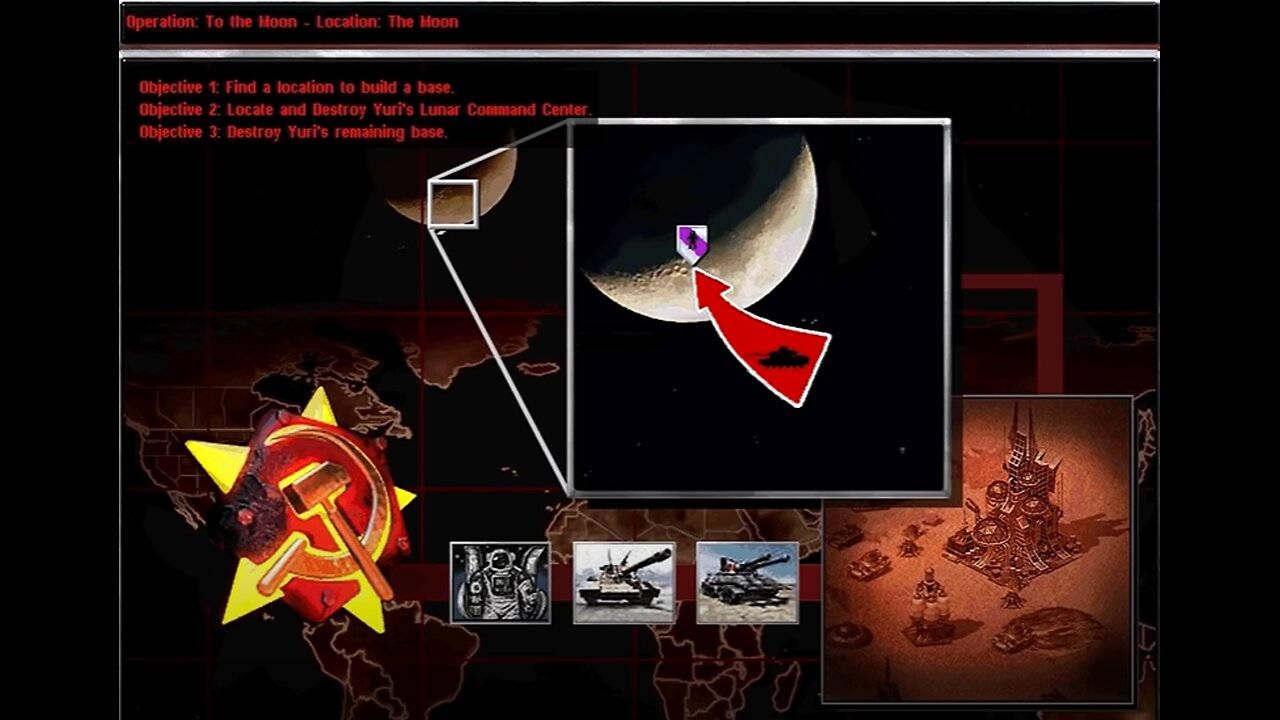 Red Alert 2 - Soviet's Mission - Yuri's Revenge - Part 6: To the Moon - Mod
