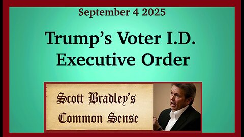 Trump's Voter I.D. Executive Order