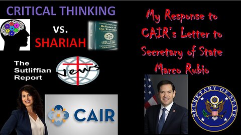 My Response to CAIR’s Letter to Secretary of State Marco Rubio