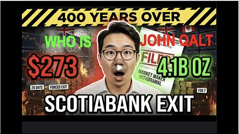 SCOTIABANK MELTDOWN: $273 Silver Historic Exit (I Have LBMA Filing: ScotiaMocatta Closing)