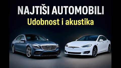 Najtiši automobili • Udobnost i akustika na točkovima | DobarDIL Live 🤫🚗