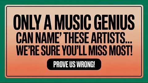 Music Quiz For Music Geniuses