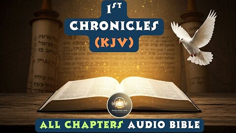 1 Chronicles Audio Bible | Listen & Be Transformed | Soothing Voice Peaceful Background