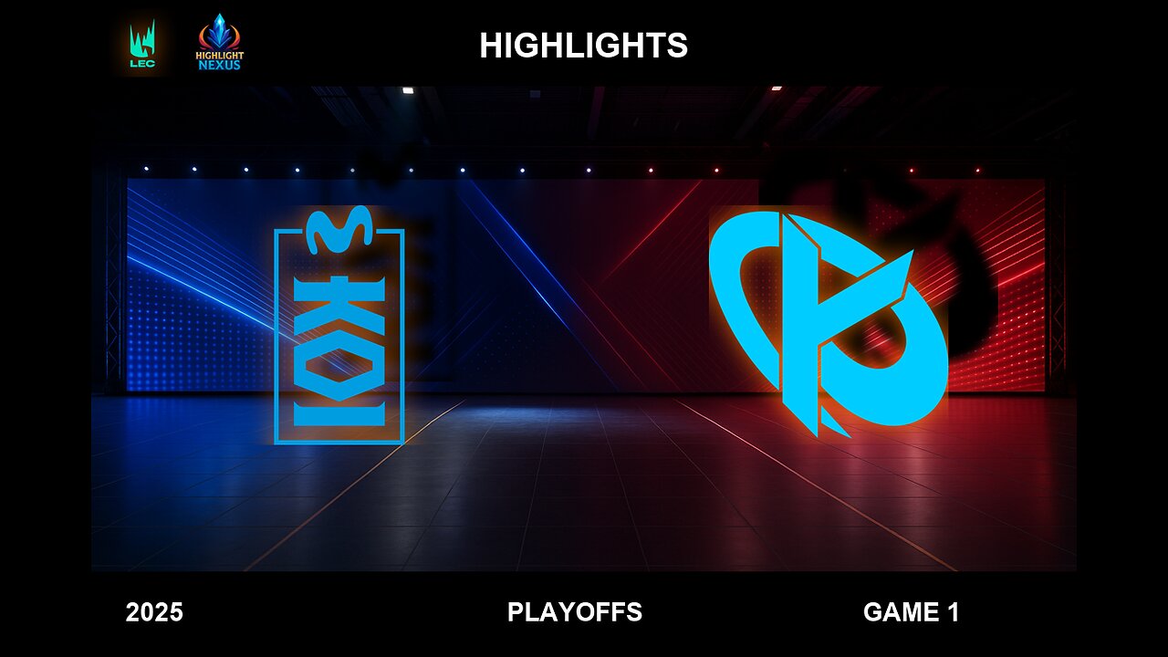 MKOI vs KC Game 1 Highlights - LEC Spring Playoffs 2025 - Movistar KOI vs Karmine Corp