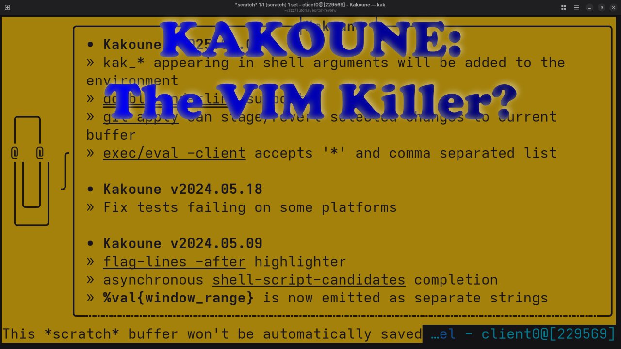 Stop Using Vim: Why Kakoune is the Modern, Interactive Editor You Need