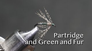Partridge and Green and Fur: a soft hackle fly pattern
