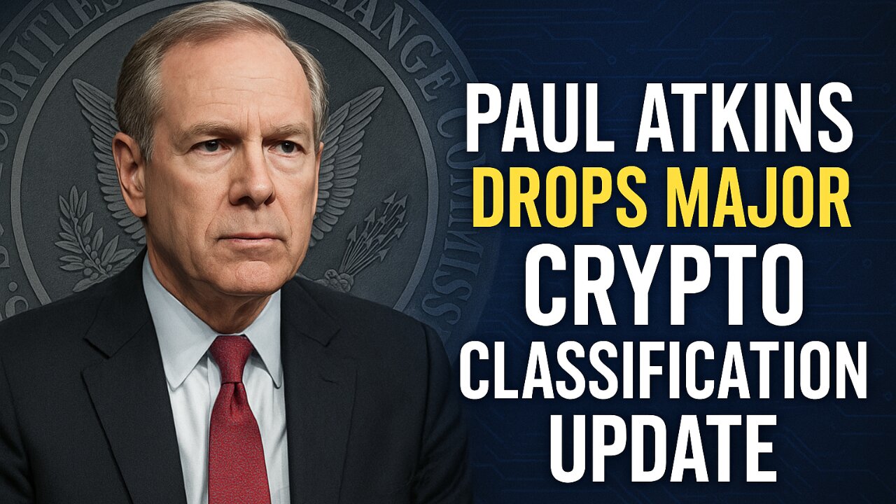 Paul Atkins Drops Major Crypto Classification Update