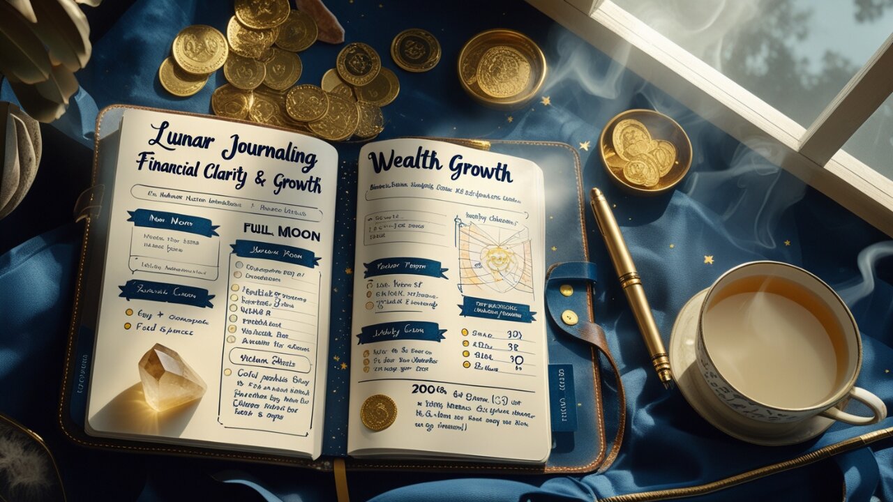 Lunar Journaling for Financial Clarity & Growth. Konw more from description.