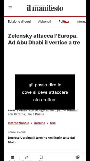 la notizia del giorno