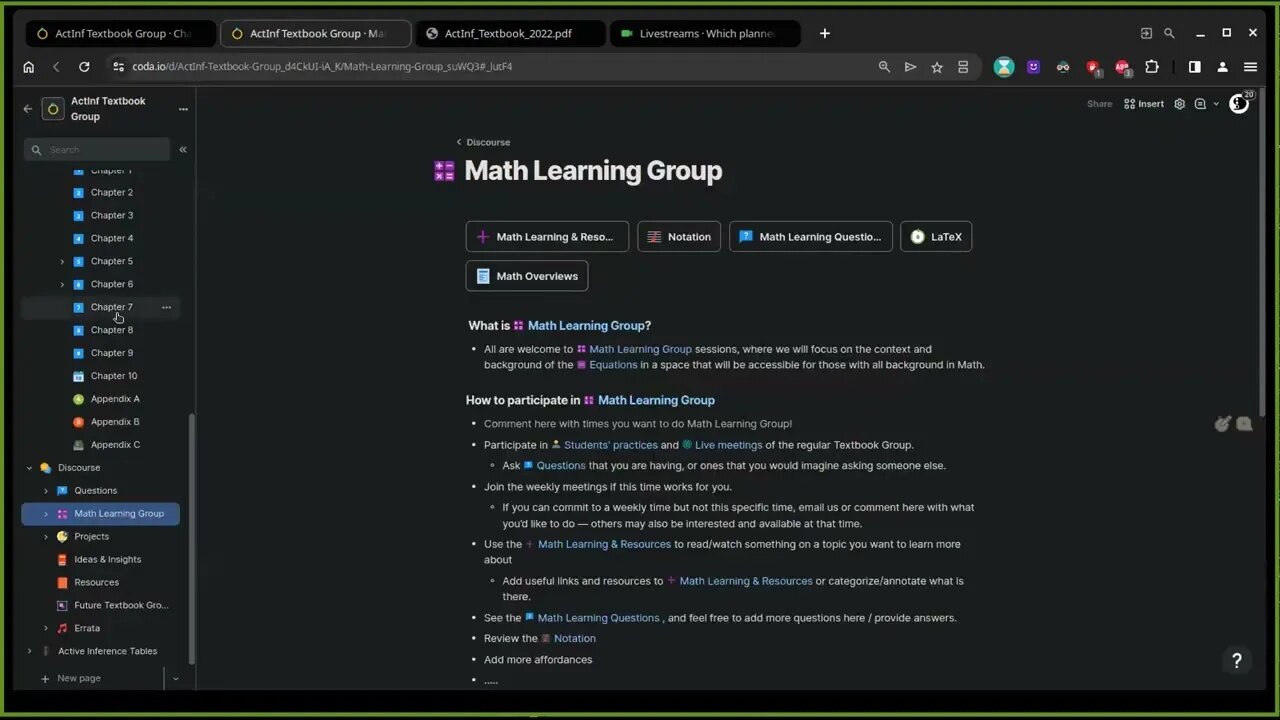 ActInf Textbook Group ~ Cohort 3 ~ Meeting 17 (Chapter 7, part 2)