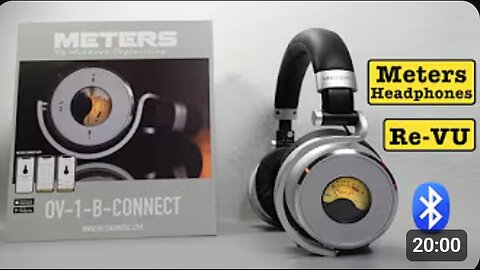 🎧🔥 These Headphones Have VU METERS!? | RE-VU OV-1-B Connect Review ⚡📊