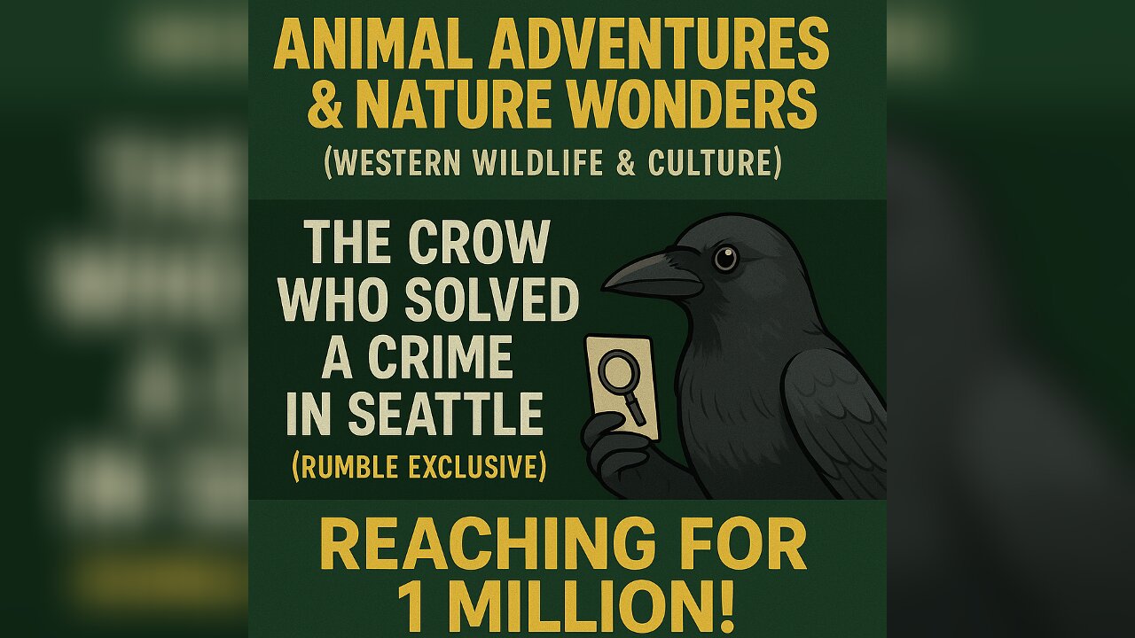 The Crow Who Solved a Crime in Seattle (Rumble Exclusive)