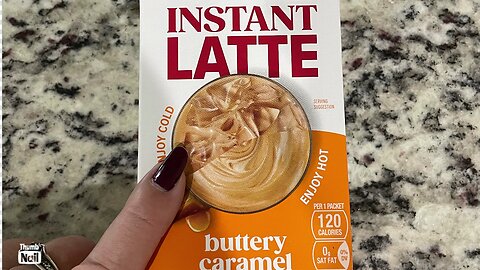 (05/13/2025) TASTE TESTING FOLDGER’S INSTANT LATTE BUTTERY CARMEL COFFEE MIX