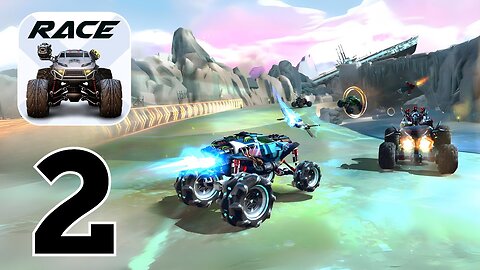 RACE - Rocket Arena Car Extreme - Gameplay Walkthrough | Part 2 (Android, iOS)