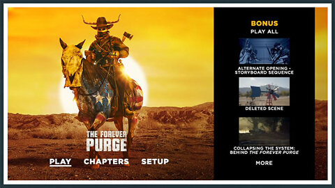 The Forever Purge - DVD Menu