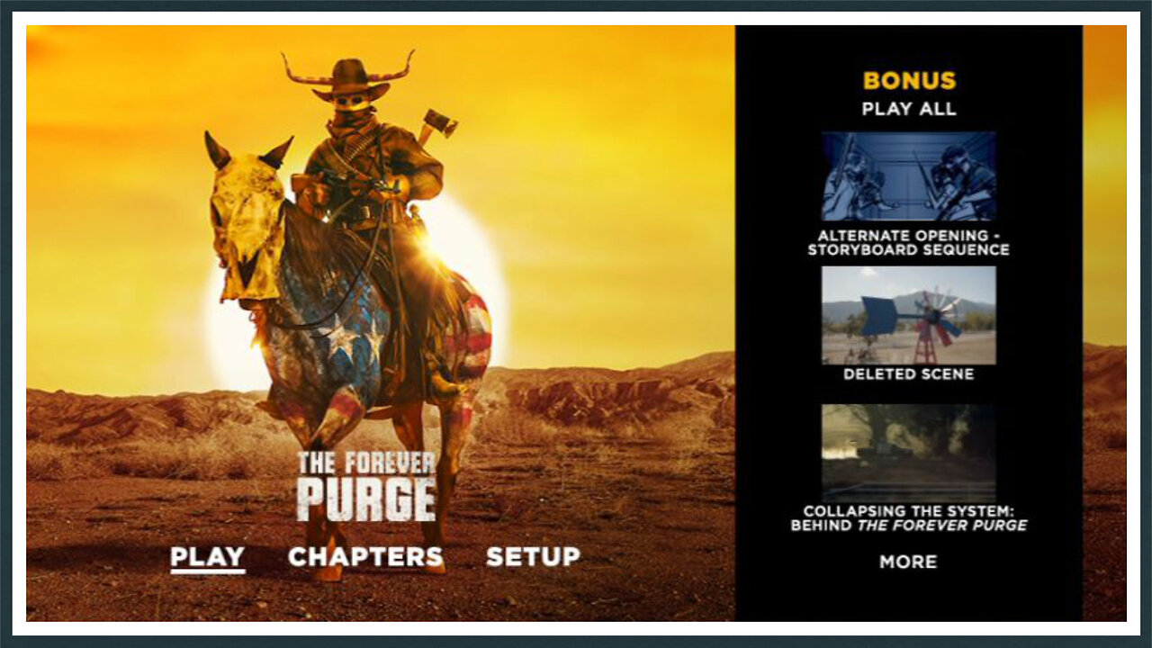 The Forever Purge - DVD Menu