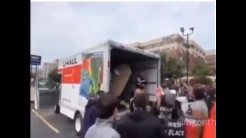 USAID funded group handing out shields and supplies to protesters