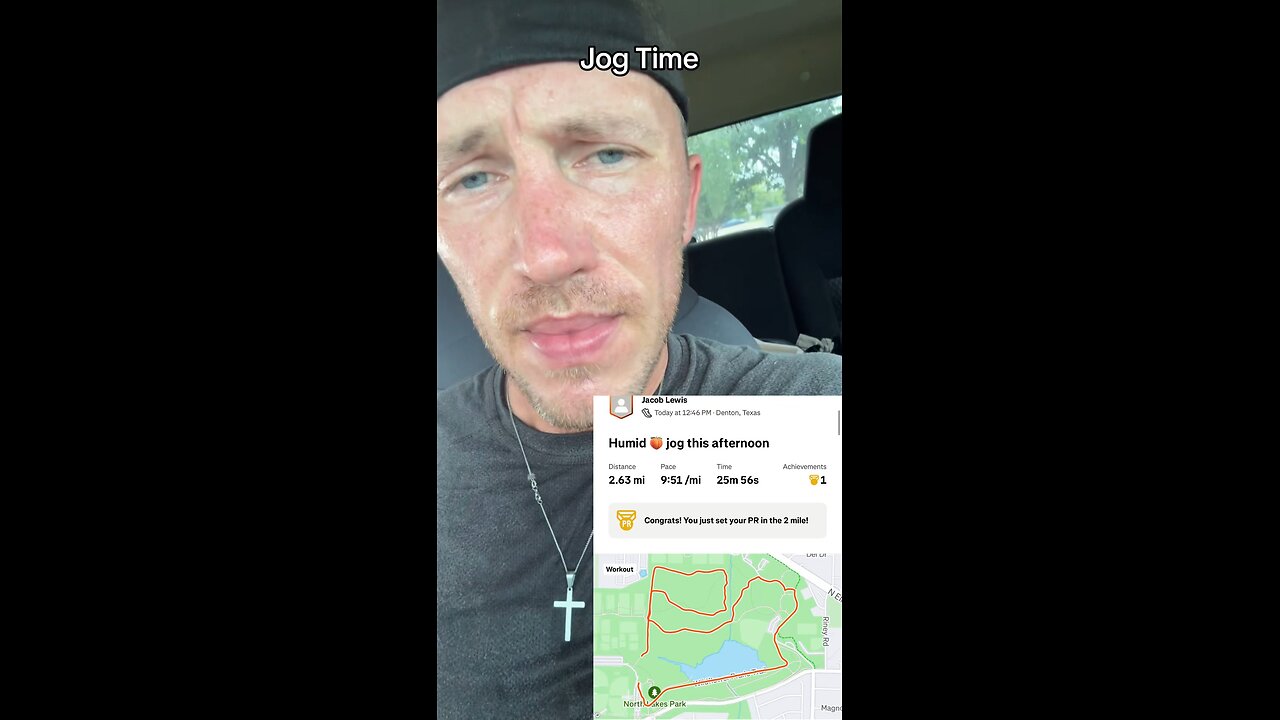 A humid jog in Denton