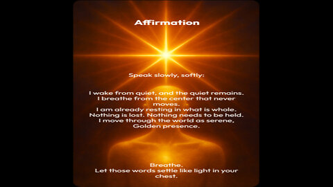 Affirmation 11-11-25