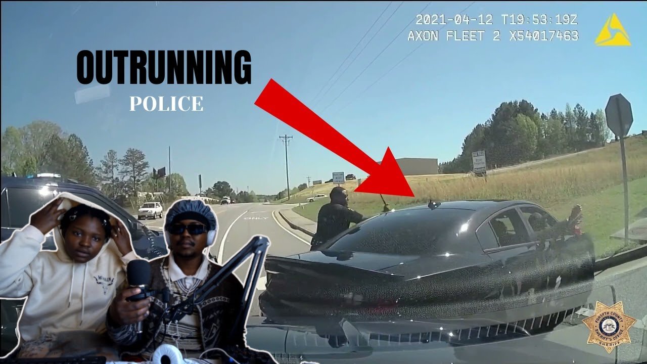 SUSPECTS OUTRUNNING POLICE🤯🔥💯
