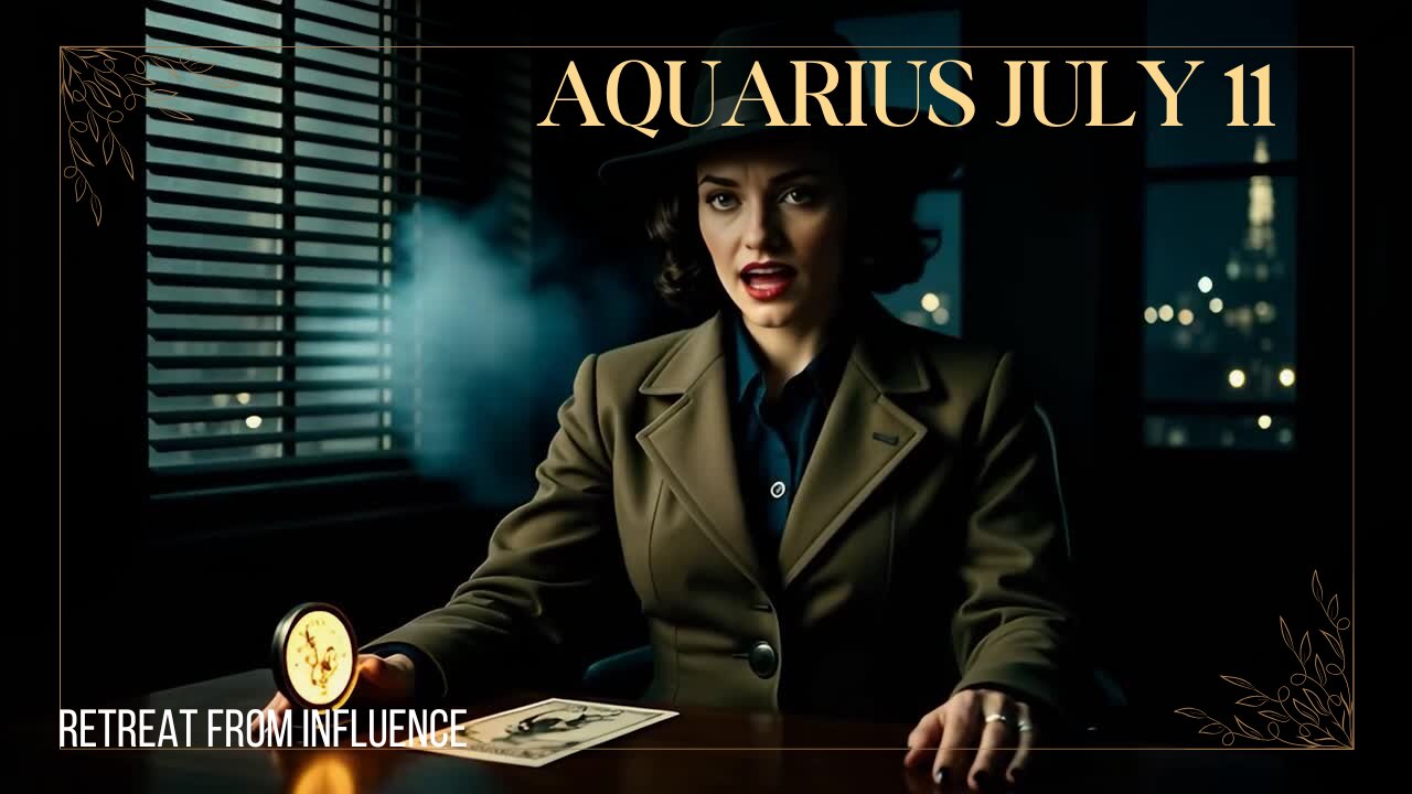 AQUARIUS JULY 11 Retreat from Influence