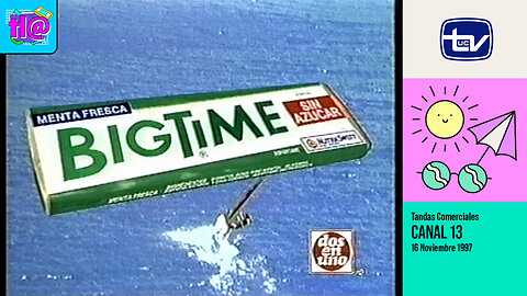 Tandas Comerciales Canal 13 (16 de Noviembre 1997)