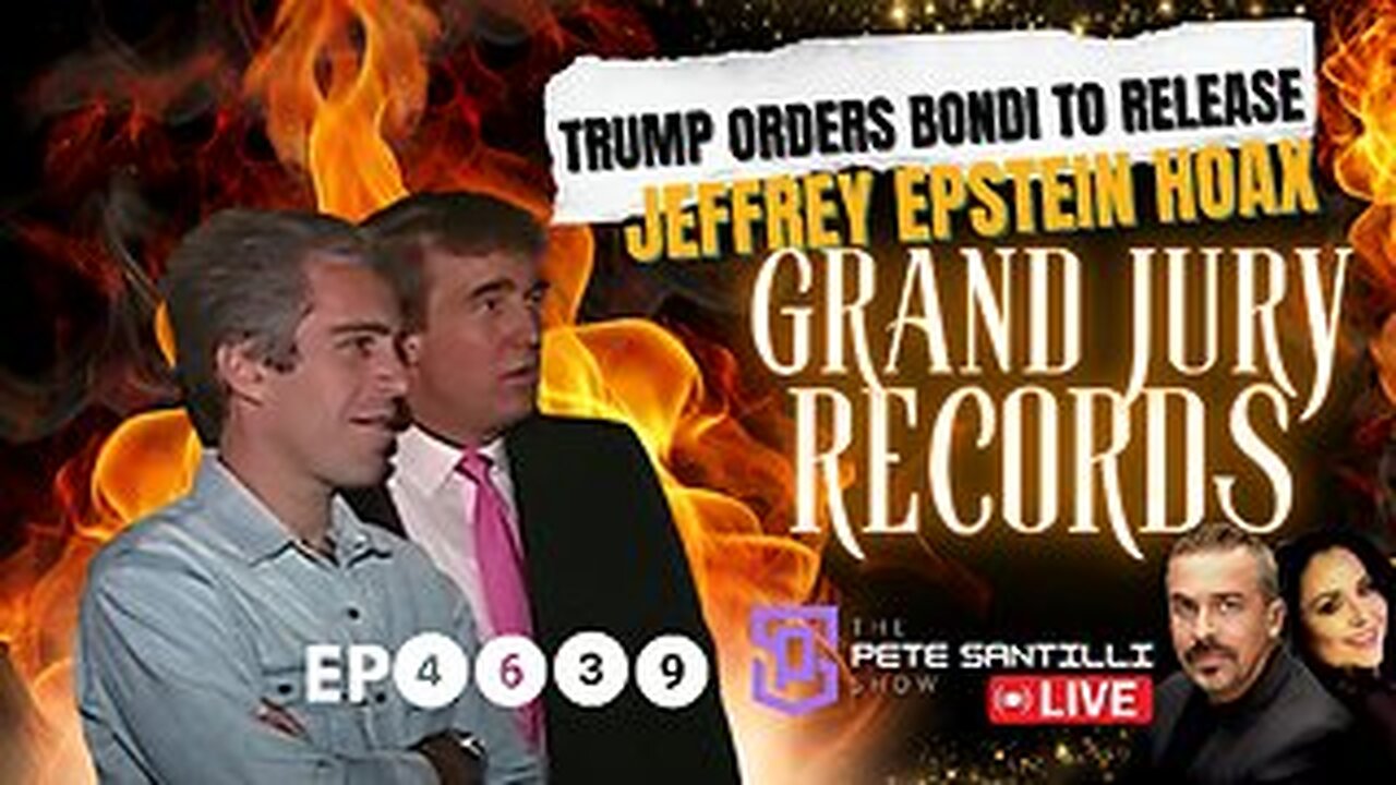 Trump Sues Murdoch & Orders Bondi To Release “Jeffrey Epstein Hoax” Grand Jury Records [EP4639-8AM