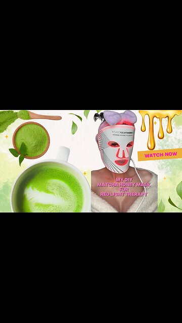 DIY Matcha Honey Mask For RLT