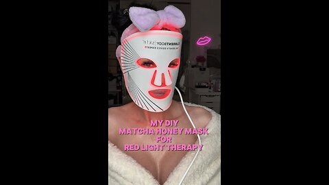 DIY Matcha Honey Mask For RLT