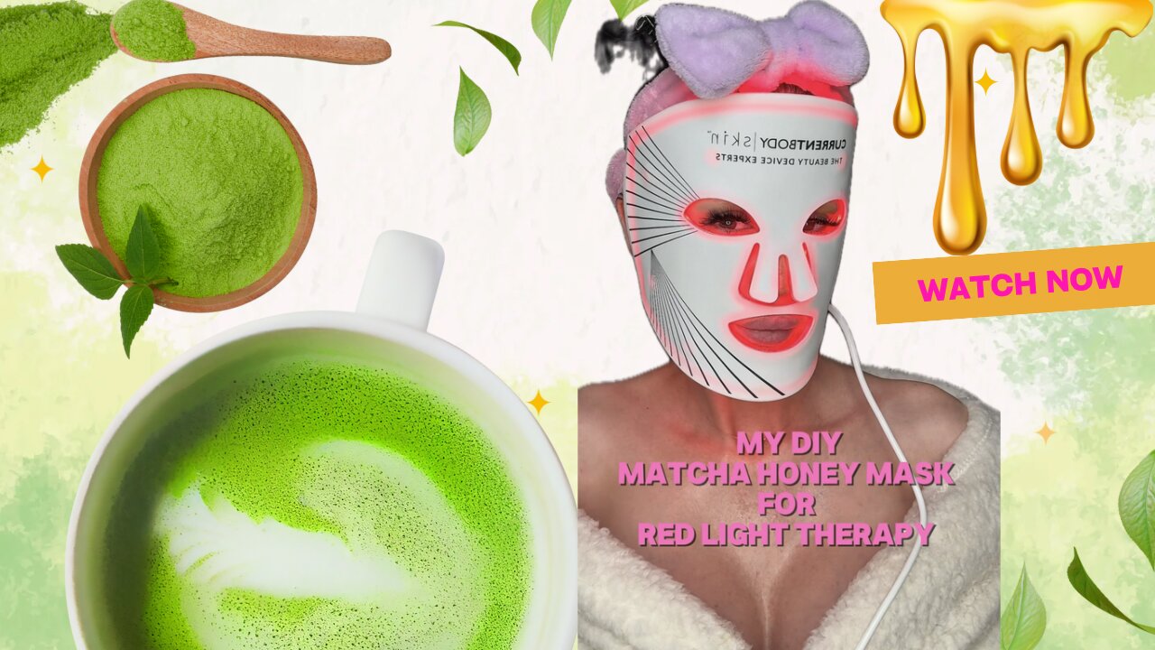 DIY Matcha Honey Mask For RLT