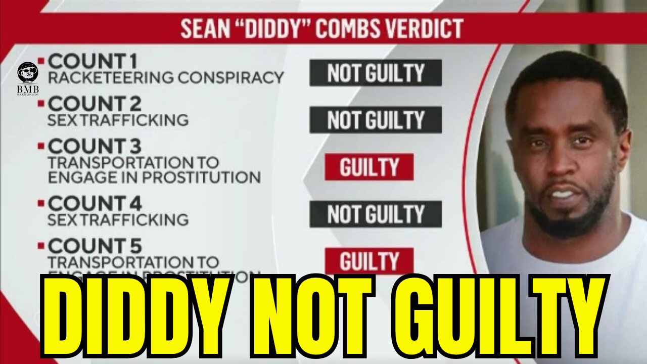 Diddy Verdict Acquitted on Major Charges, Guilty on Prostitution Counts