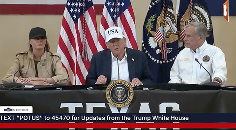 LIVE: President Trump Meets with Flood Victims & Emergency Response Personnel in Kerrville, TX...