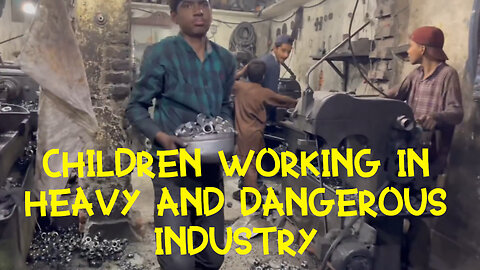 How child labor is used in the production of wheel nuts for trucks!